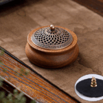 CXYP-012 Walnut Zen Incense Burner (Lucky Bag)