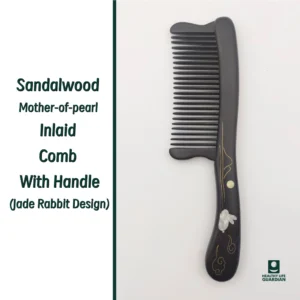 Featuring natural wood construction with mother‑of‑pearl and seashell accents, this piece blends classic style with everyday function. It supports hair nourishment and makes an excellent, high‑quality gift for friends.