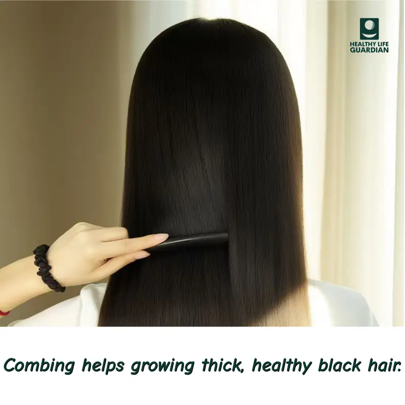 Comb your hair morning and night to soothe the scalp, open the meridians, fortify the roots, and encourage deep, peaceful sleep.